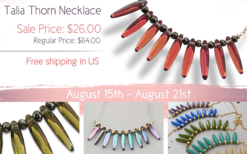 just 4 ME Monday - Talia Thorn Necklace