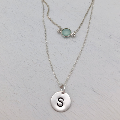 Candy Drop Initial Necklace