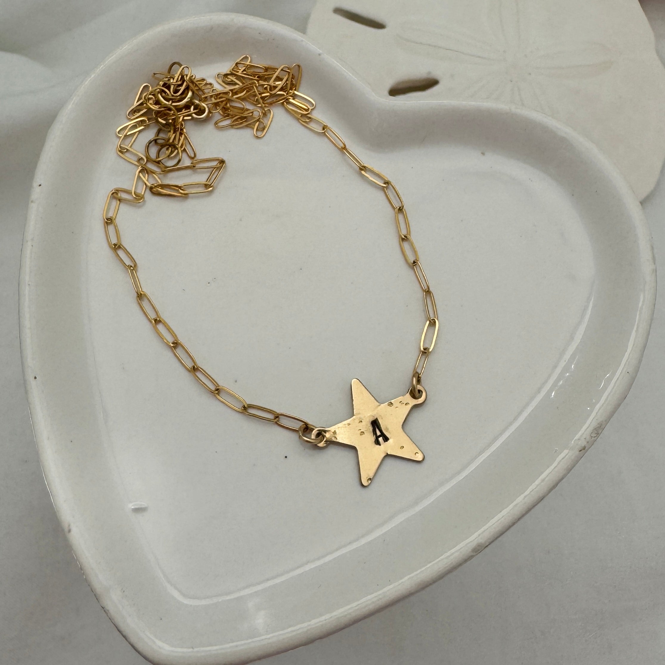 Little Star Initial Choker