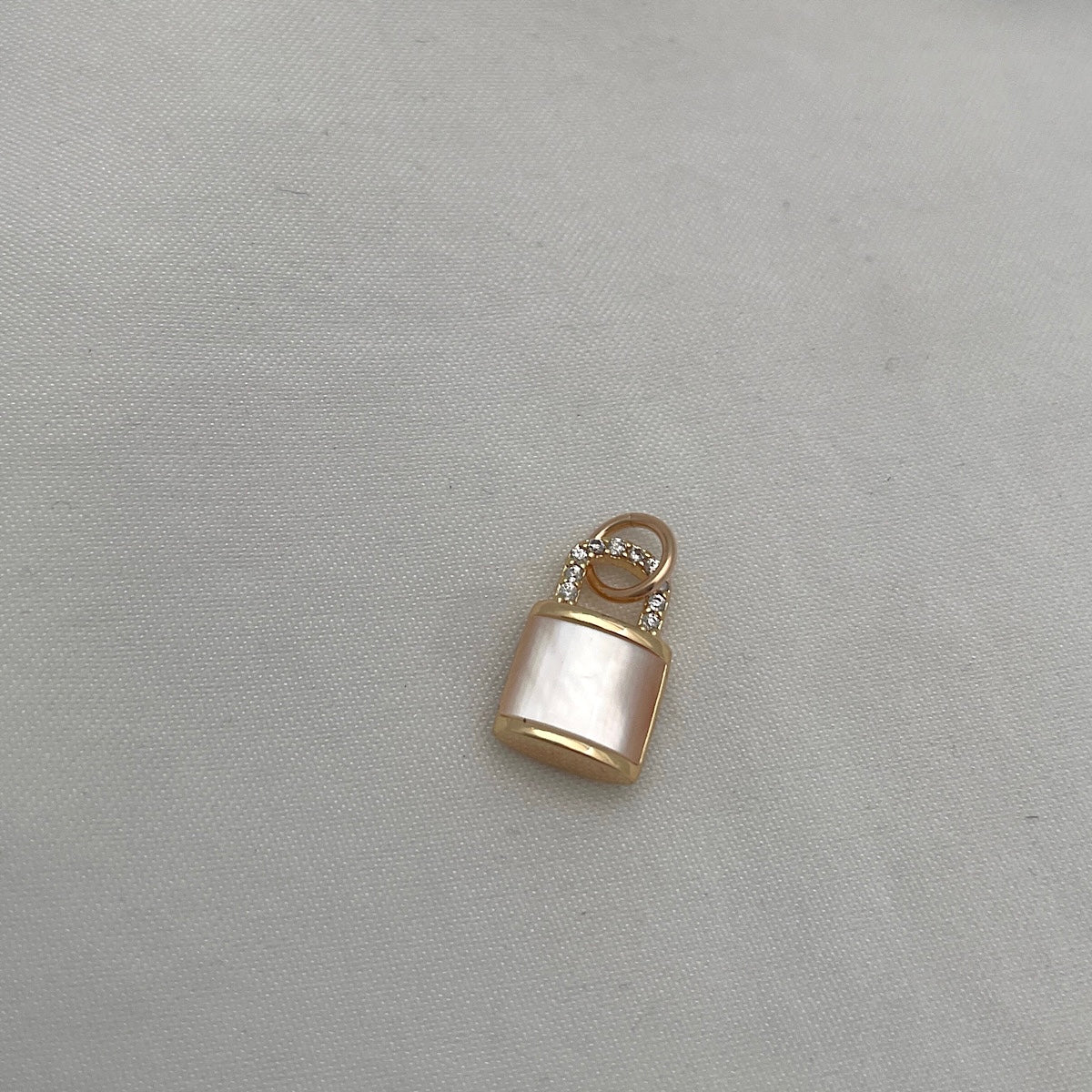 Mother of Pearl Lock Charm