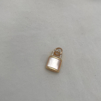 Mother of Pearl Lock Charm