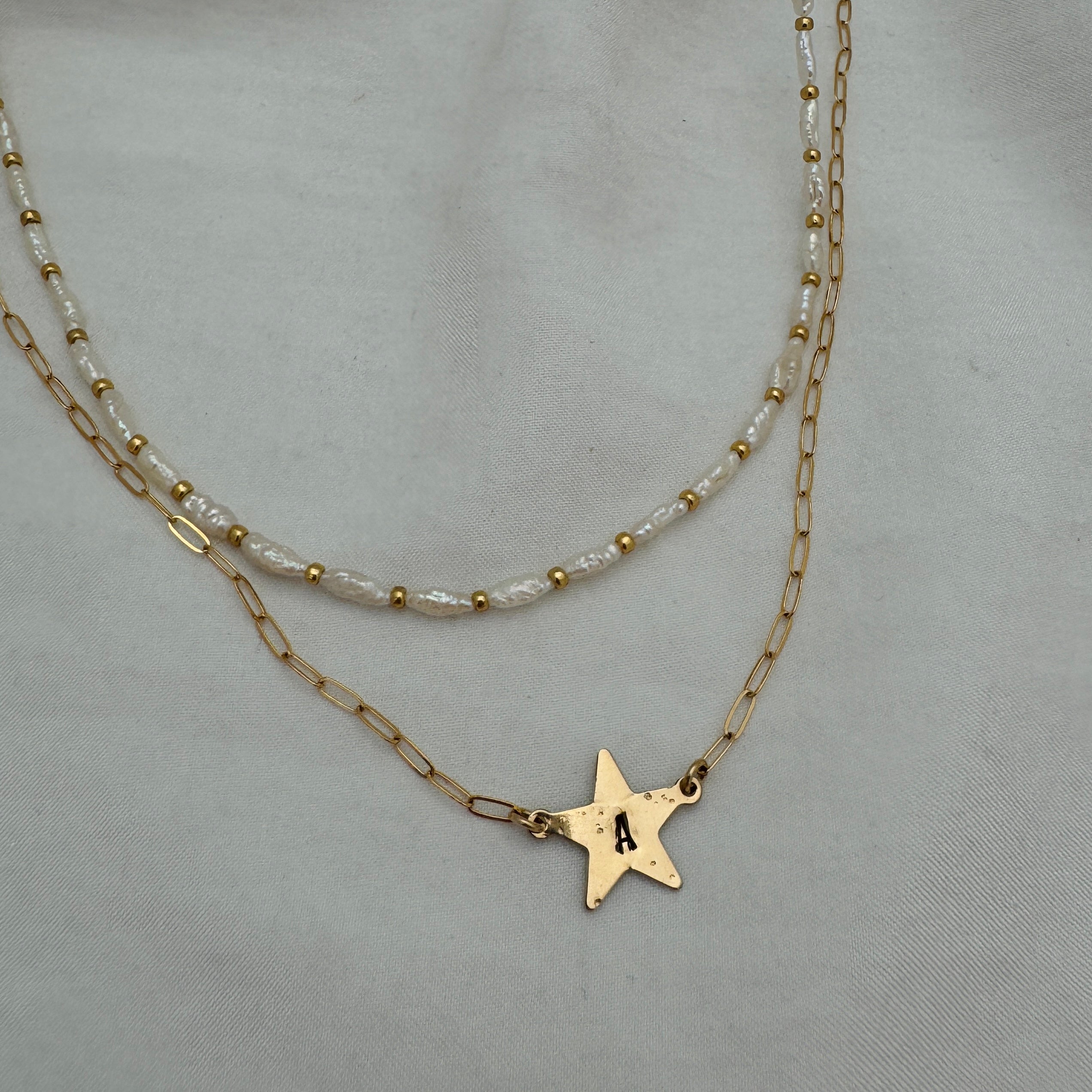 Little Star Initial Choker