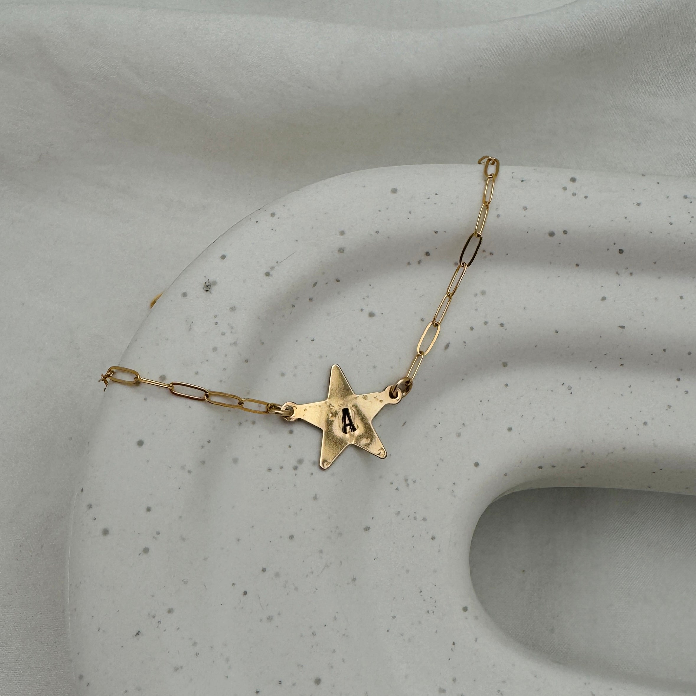 Little Star Initial Choker