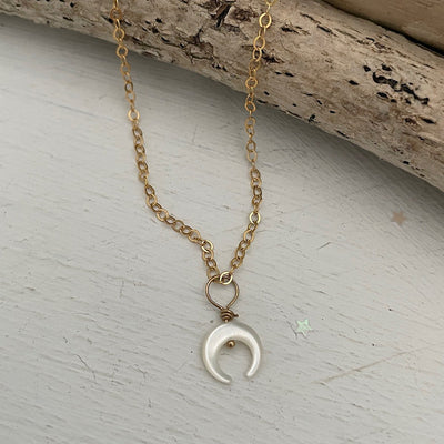 Baby Crescent Necklace