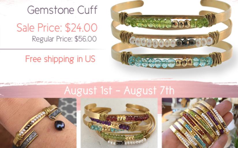 just 4 ME Monday - Gemstone Cuff