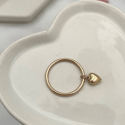 Dangling Heart Ring