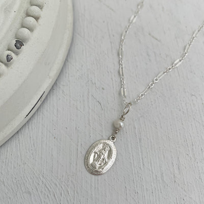 Miraculous Medal Dainty Necklace