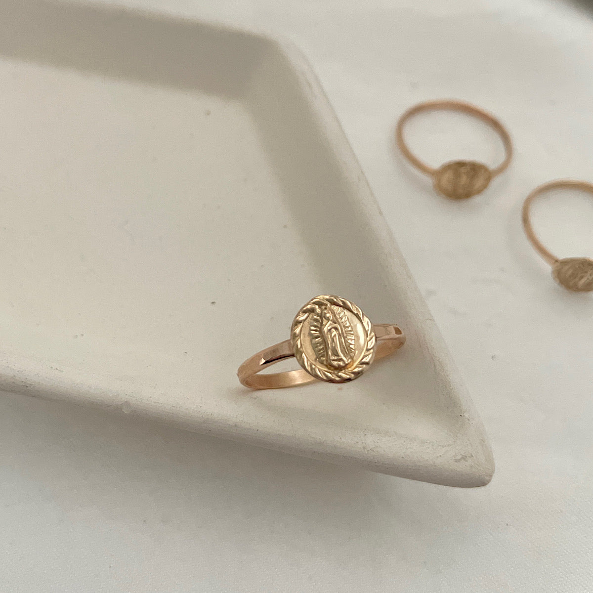 Tiniest Miraculous Medal Ring