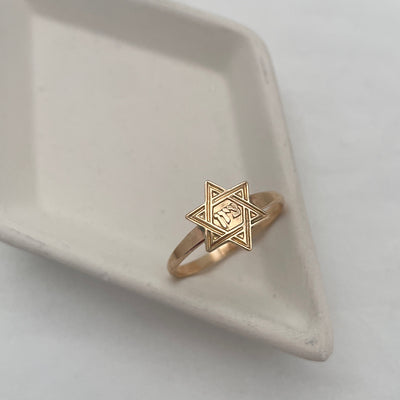 Star Of David Ring