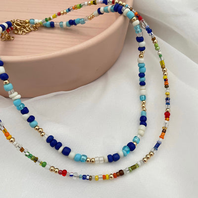 Camp Seed Bead Necklace