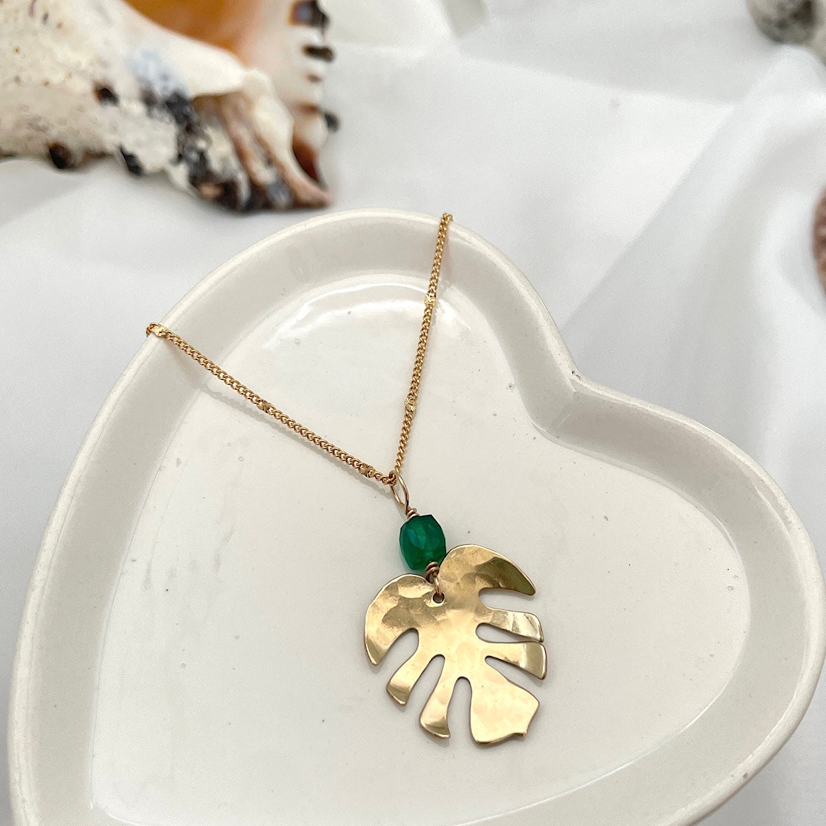 Palm Leaf Necklace