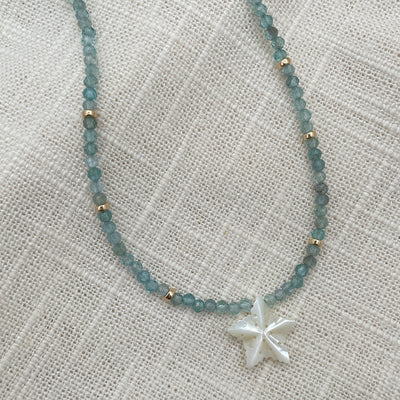 Starfish Apatite Gemstone Necklace