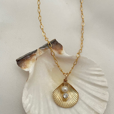 Seashell Charm Necklace