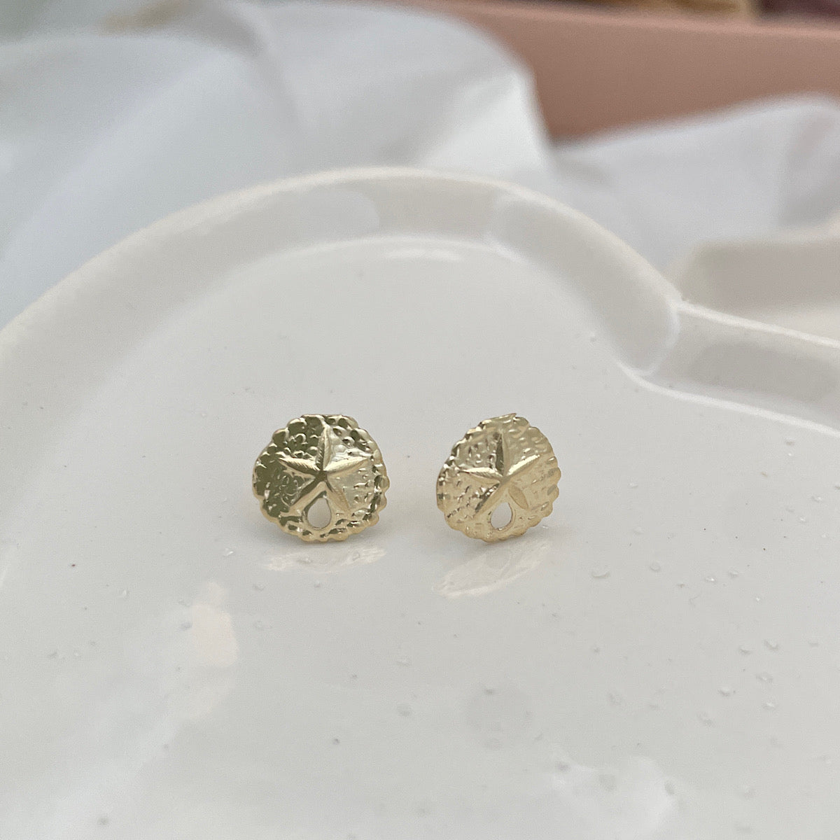 Sand Dollar Stud Earrings