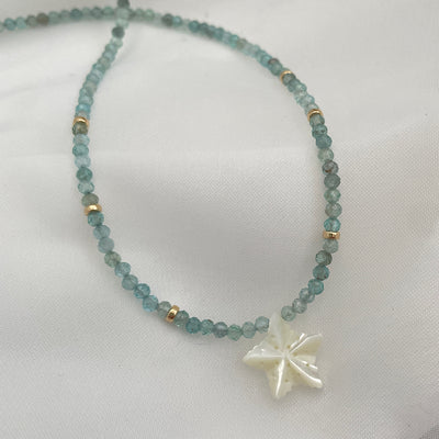 Starfish Apatite Gemstone Necklace