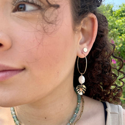 Palm Leaf Hoops
