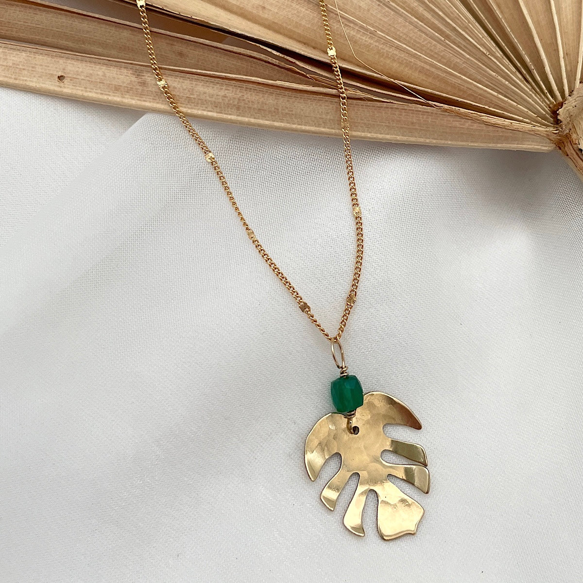 Palm Leaf Necklace
