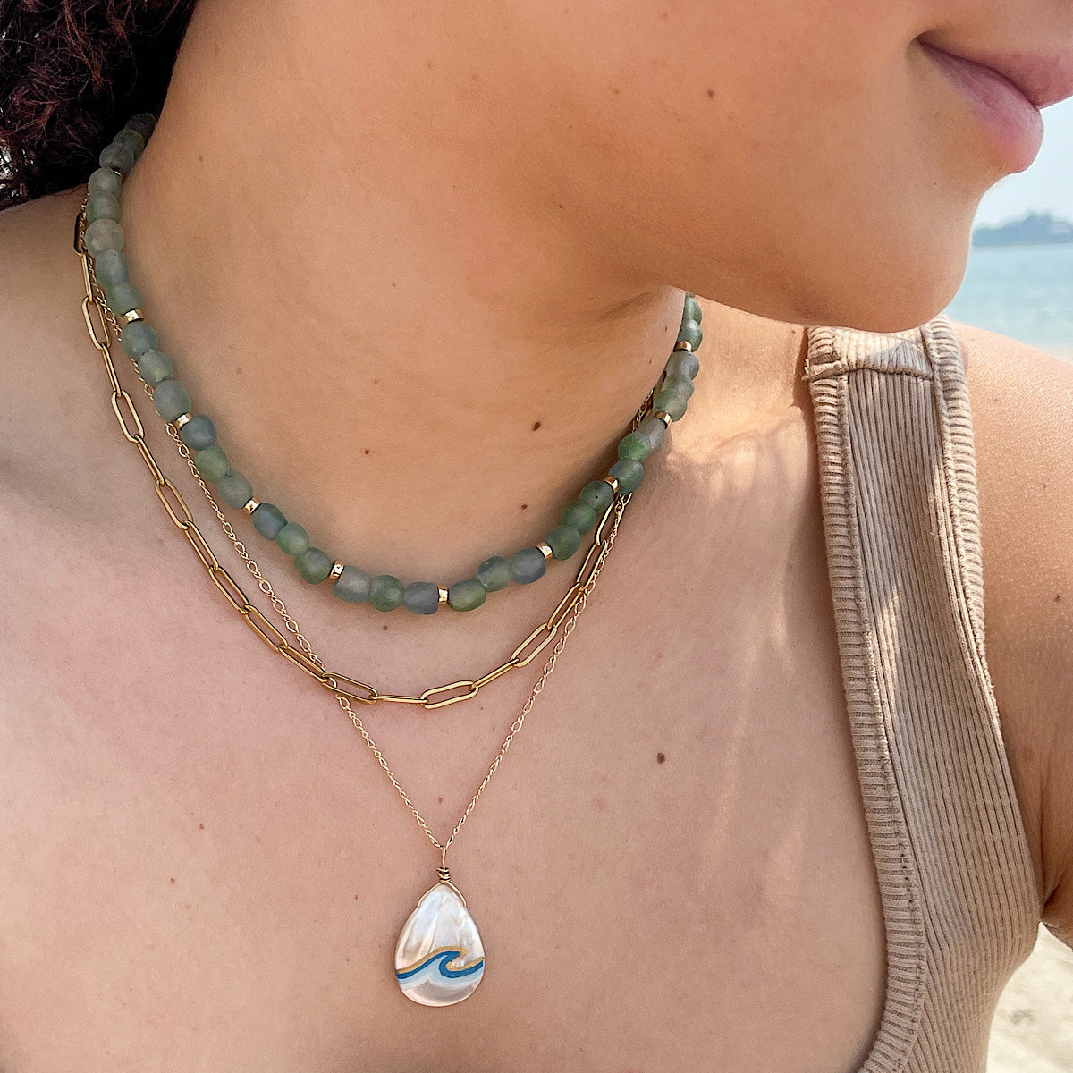 Ride the Wave Shell Necklace