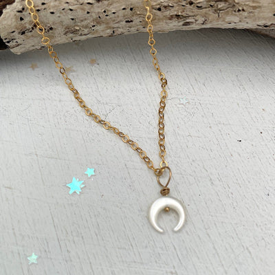 Baby Crescent Necklace