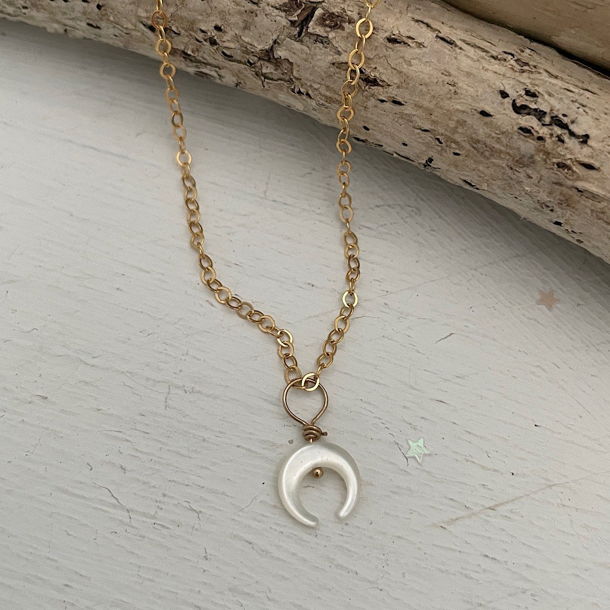 Baby Crescent Necklace