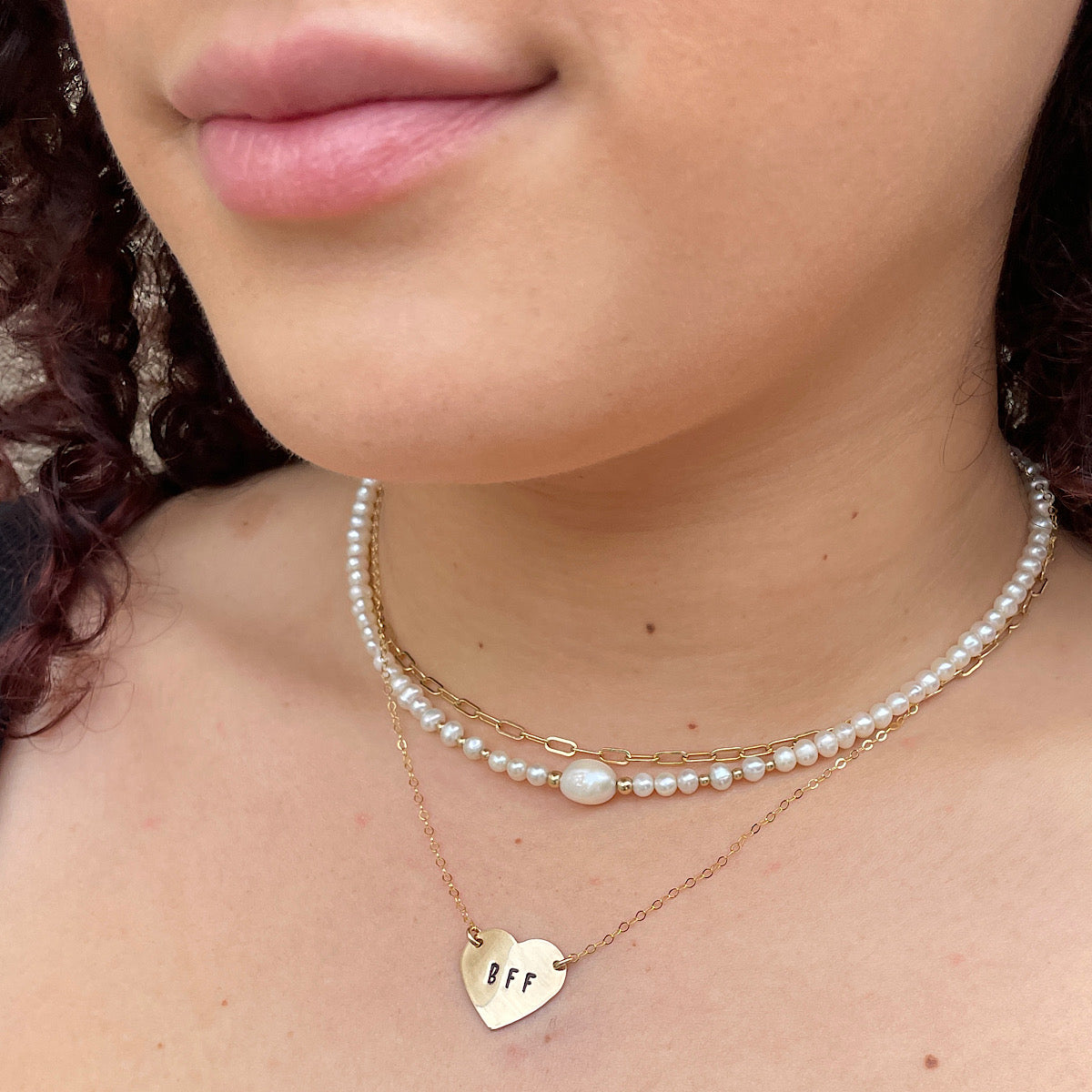 BFF Heart Necklace