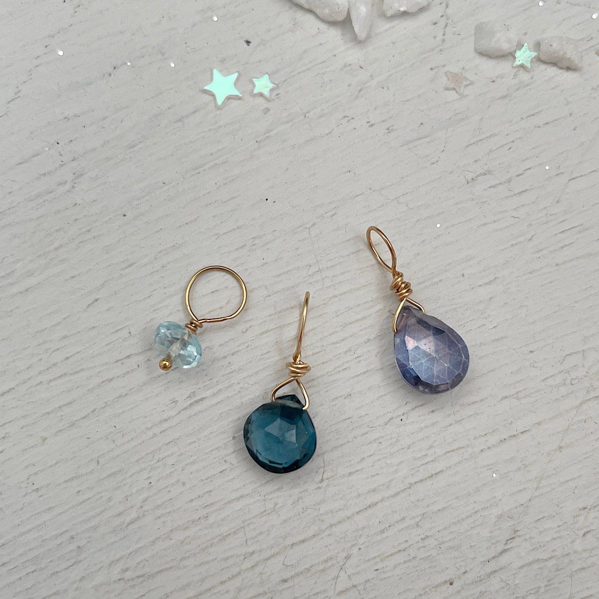 Blue Stone Charms