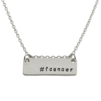FCancer Hashtag Necklace - IsabelleGraceJewelry
