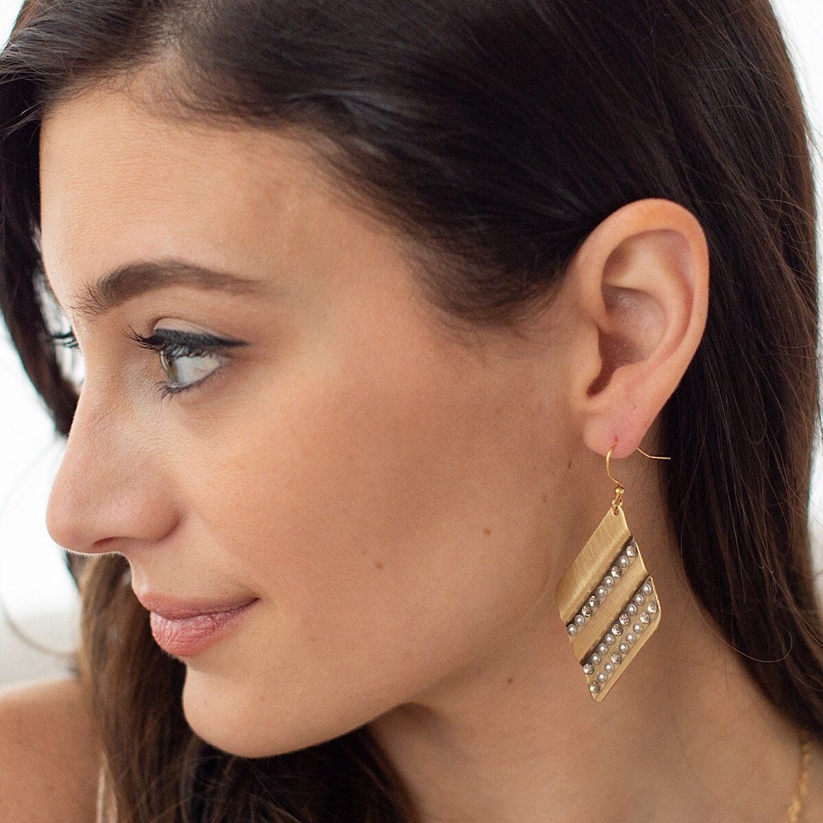 Geo Pattern Earrings - IsabelleGraceJewelry
