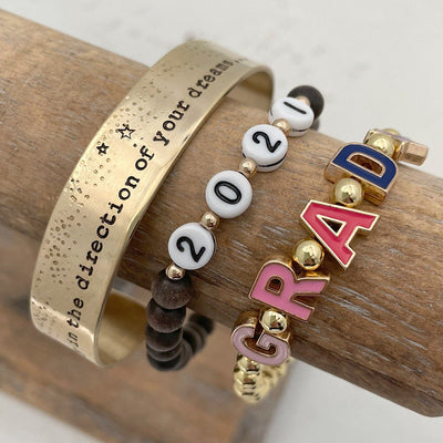 Go Confidently Graduation Cuff