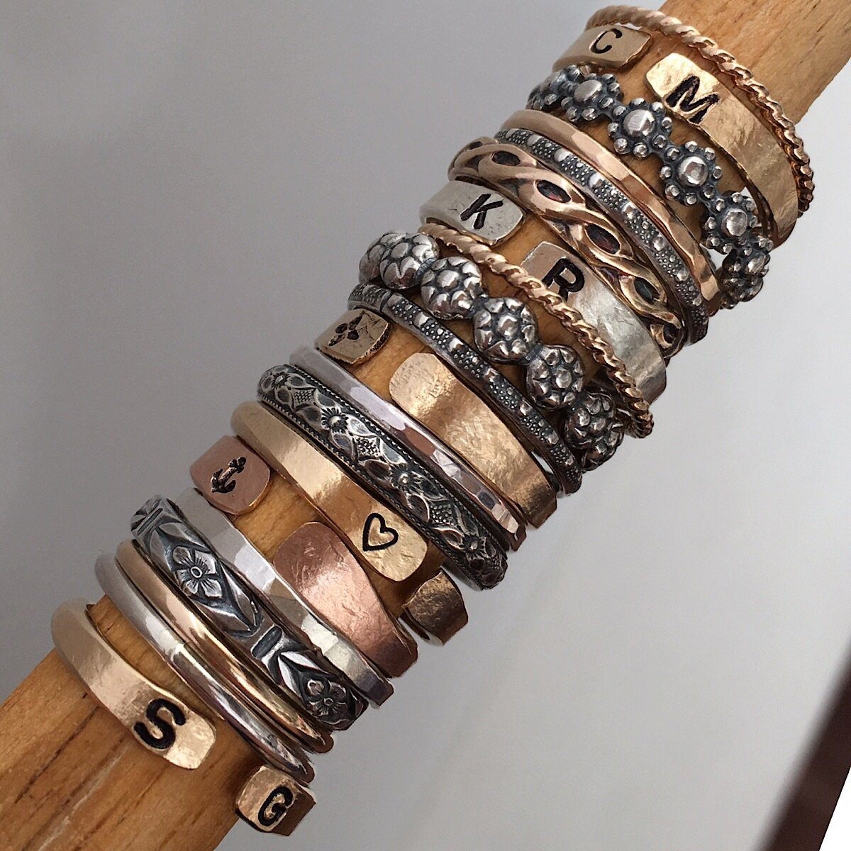 Gracie Stacker Band Silver - IsabelleGraceJewelry