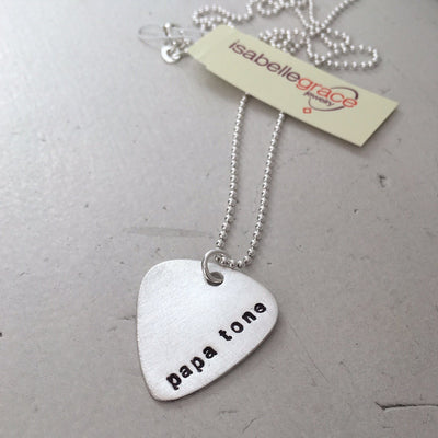 Guitar Pick Necklace - IsabelleGraceJewelry