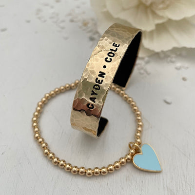 Hammered Personalized Cuff