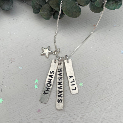 Harlow Rustic Tag Necklace