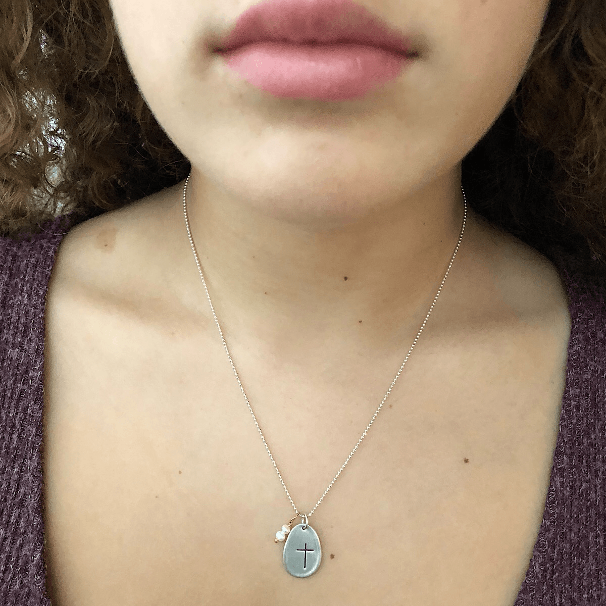 Have Faith Pebble Necklace - IsabelleGraceJewelry