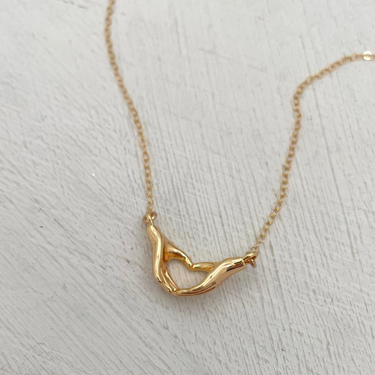 Oberon Design Fearless Heart Hand-Cast Britannia Metal Necklace