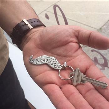 Hipster Dad Key Chain - IsabelleGraceJewelry