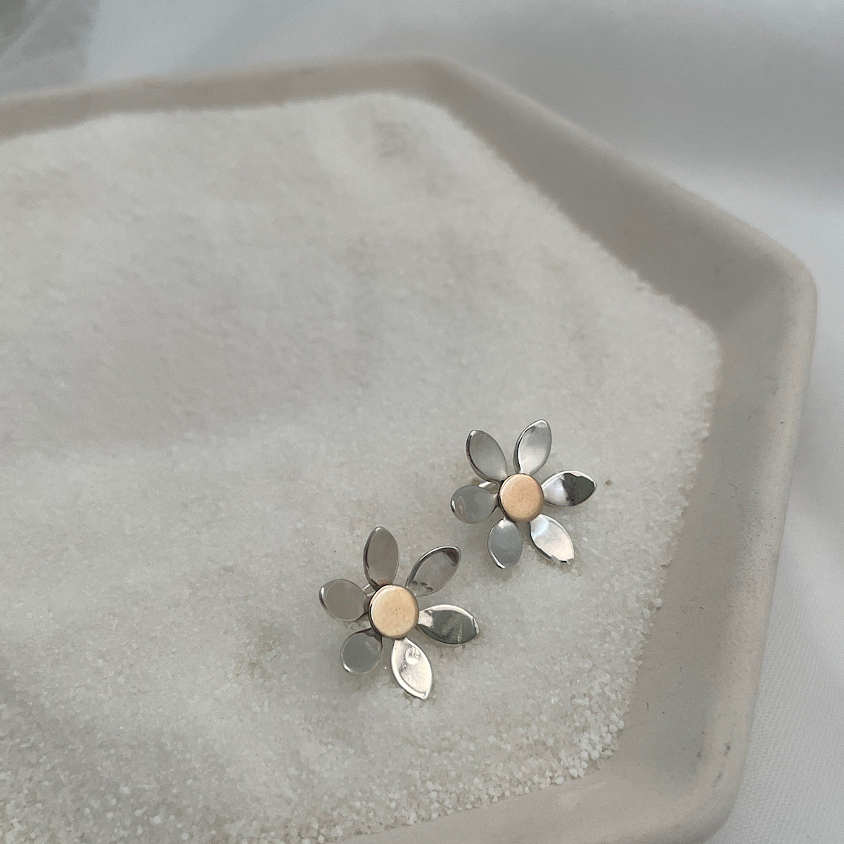 Bloom Flower Stud Earrings