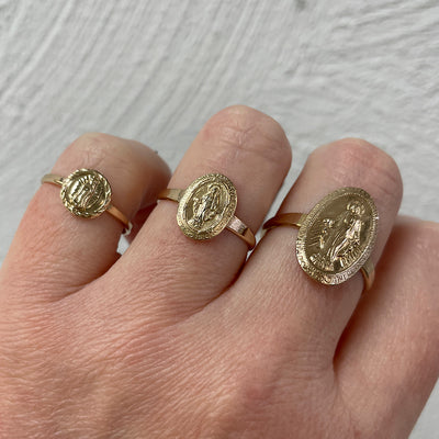 Tiniest Miraculous Medal Ring