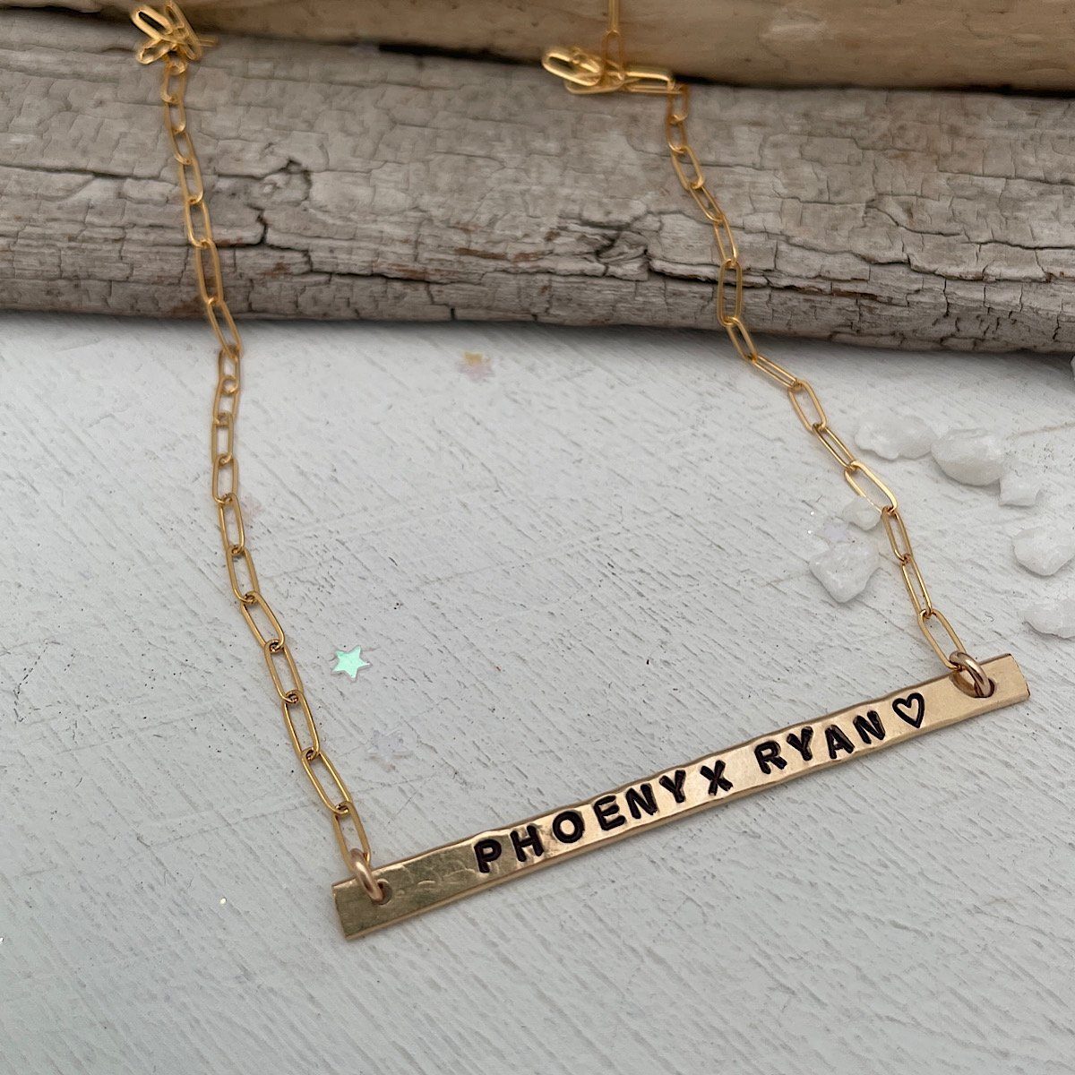 Little ID Personalized Bar Necklace