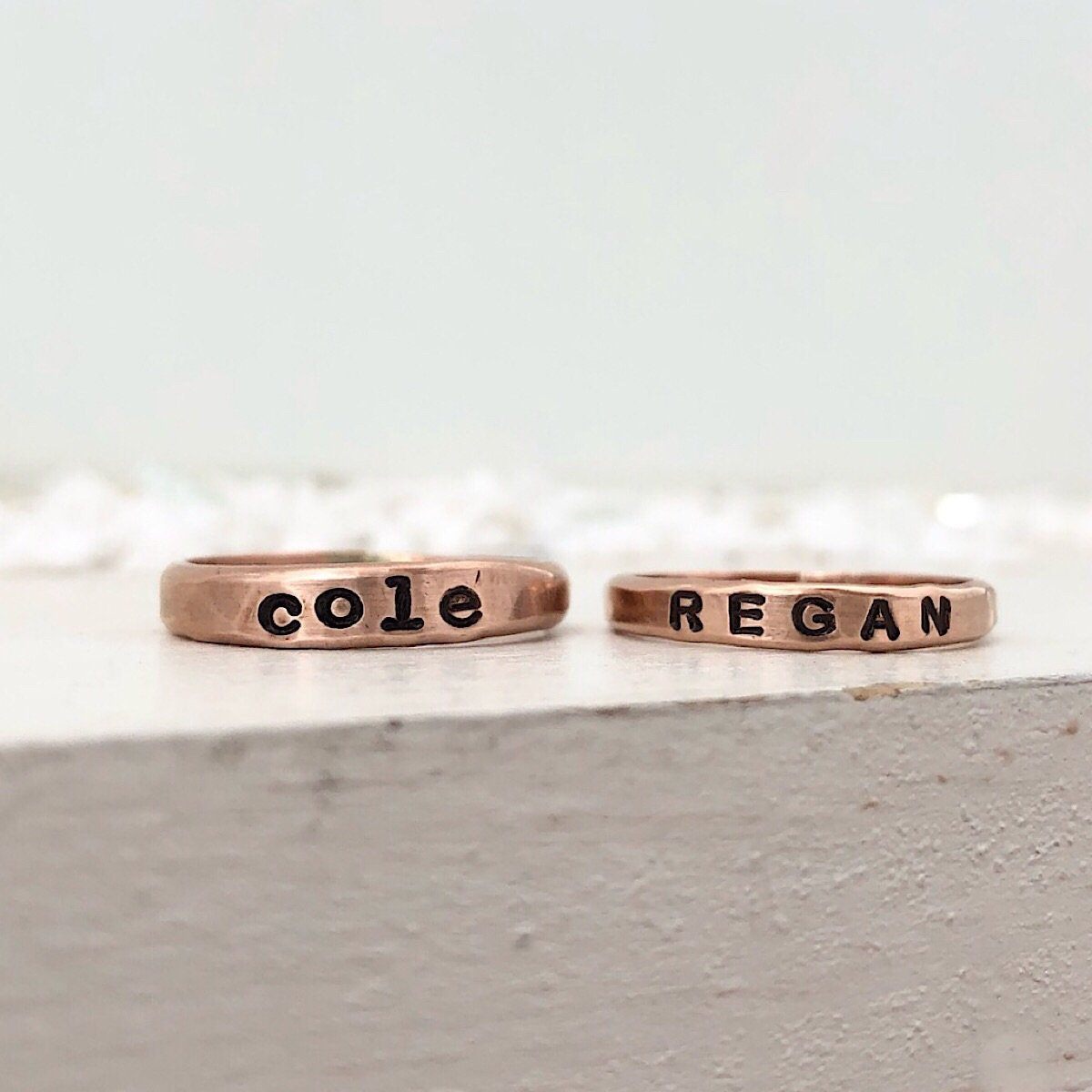 Little ID Personalized Stacking Ring - IsabelleGraceJewelry