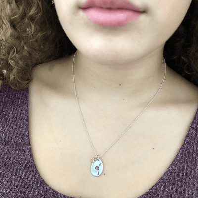 Make a Wish Pebble Necklace  - IsabelleGraceJewelry