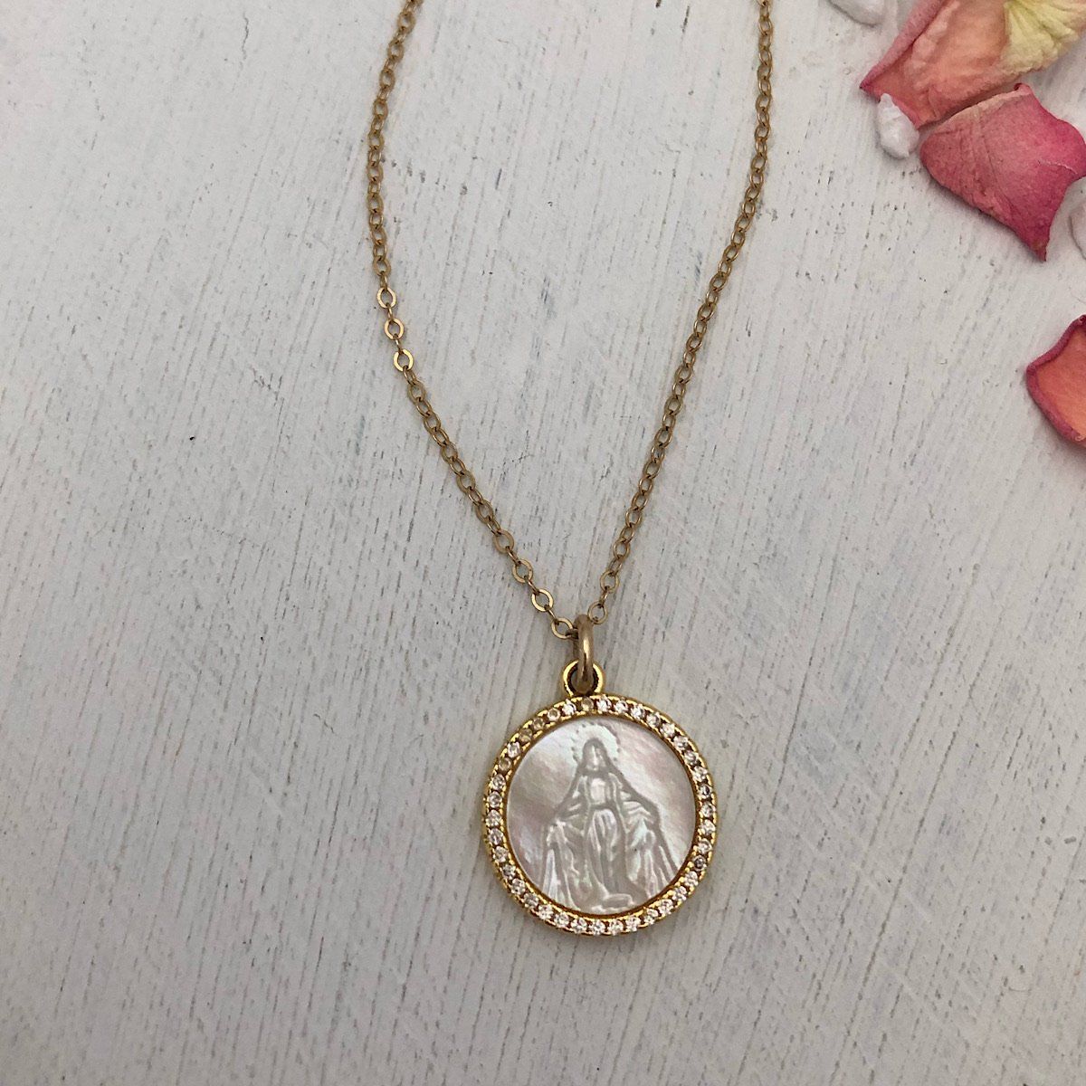 直販直送 Religious Jewelry by FDJ Blessed Our Lady of Guadalupe Miraculous  Medal Cha