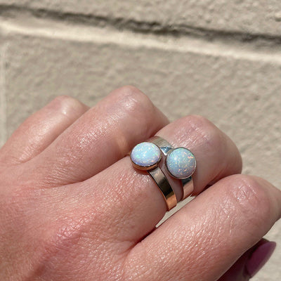 Opal Cabochon Ring