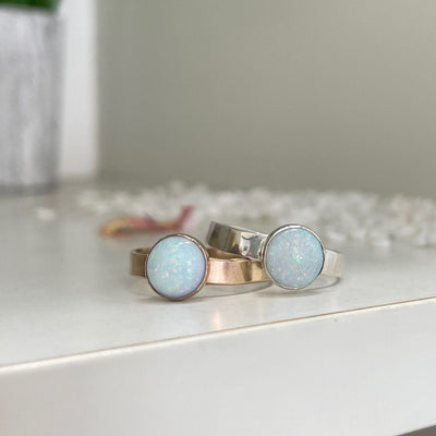 Opal Cabochon Ring