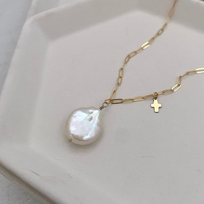 Perfect Pearl Drop Necklace