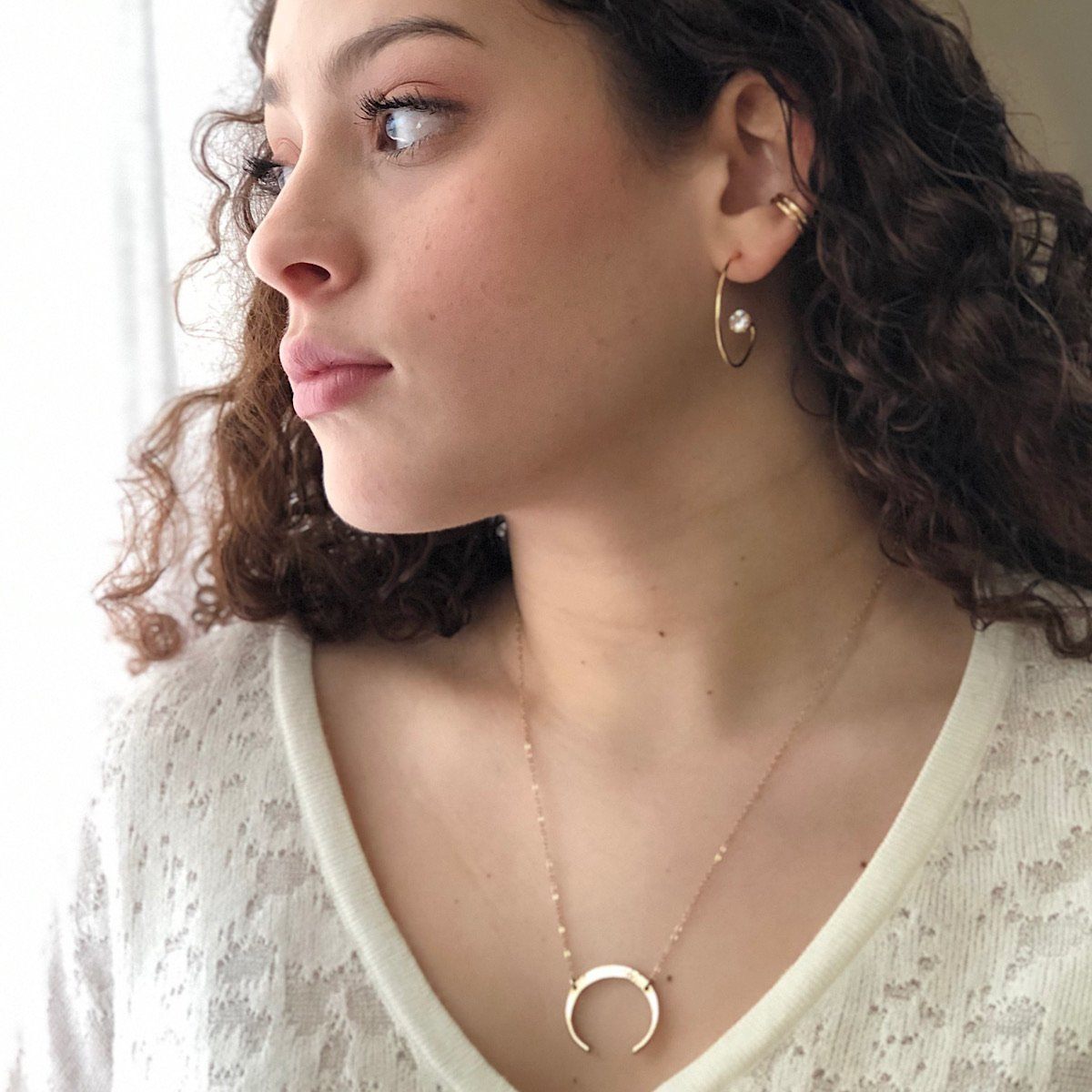 Phoebe New Moon Necklace