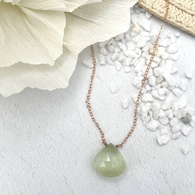 Prehnite Gemstone Necklace