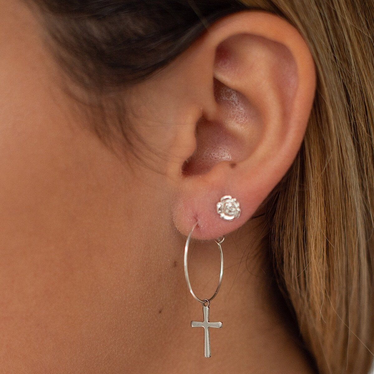 Rosebud Stud Earrings  - IsabelleGraceJewelry