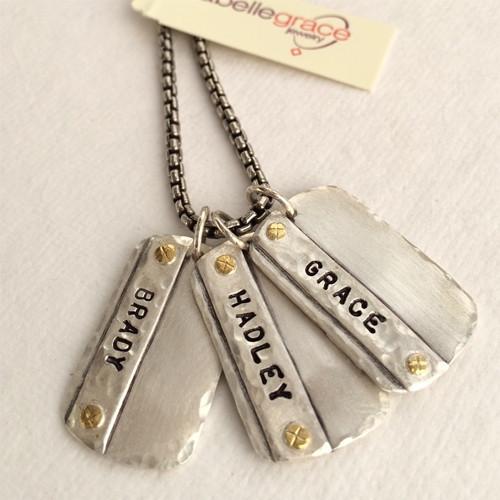 Scout Tag Necklace  - IsabelleGraceJewelry