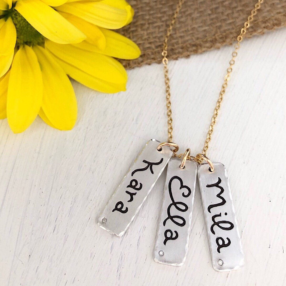 Script Tall Tags by Isabelle Grace Jewelry – IsabelleGraceJewelry